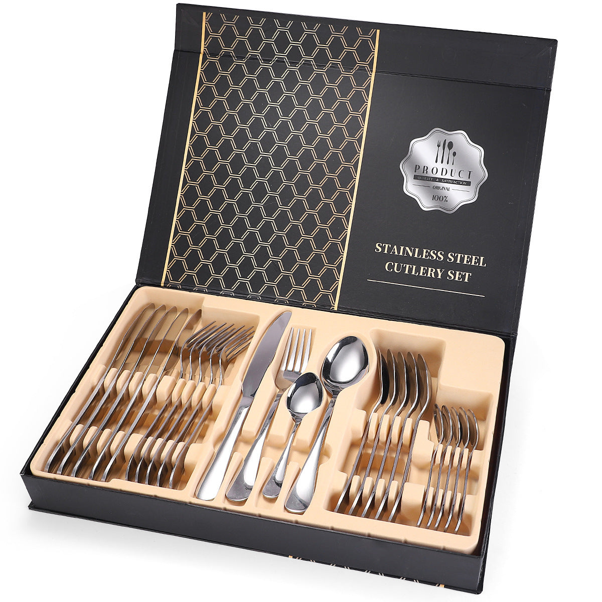 Elevate Your Dining Experience with Our 24 Pcs Cutlery Set